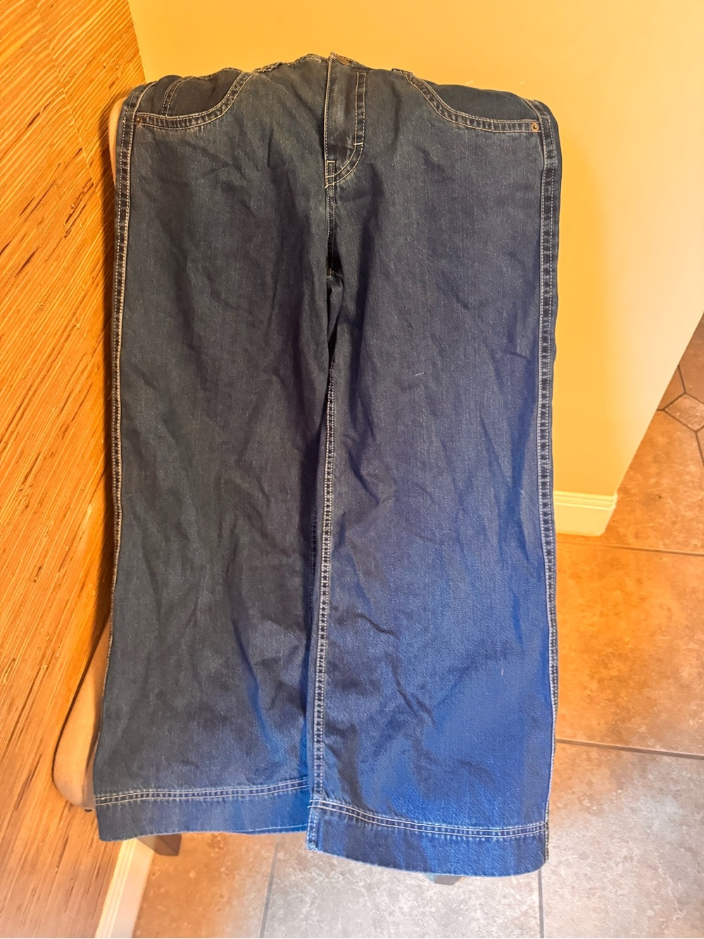 Dark Blue aLab Skater Jeans